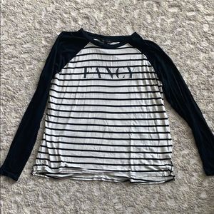 Banana Republic “fancy schmancy” long sleeve tee